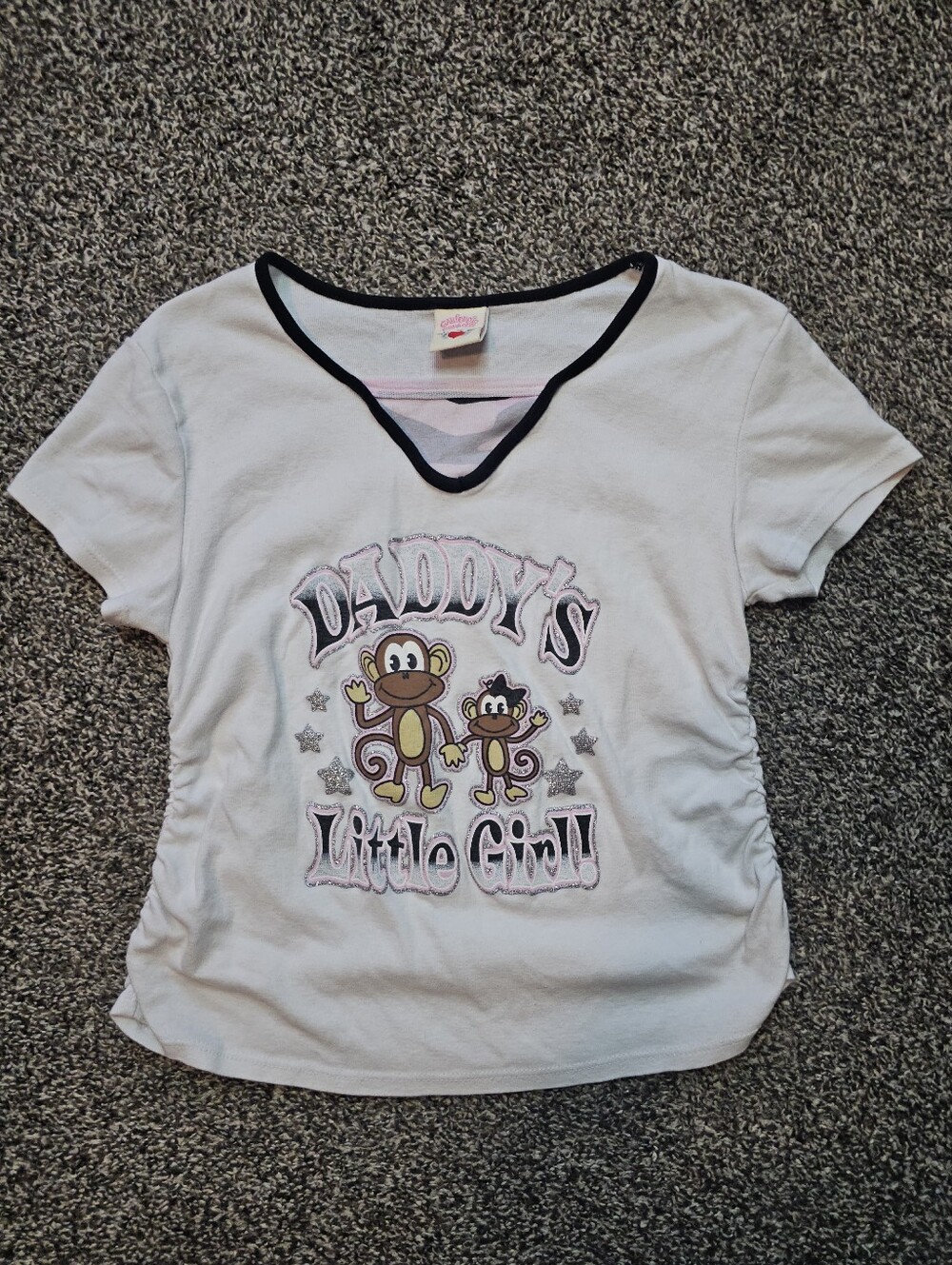 Y2K Girls California Concepts "Daddy's Little Girl" Tshirt sz Medium